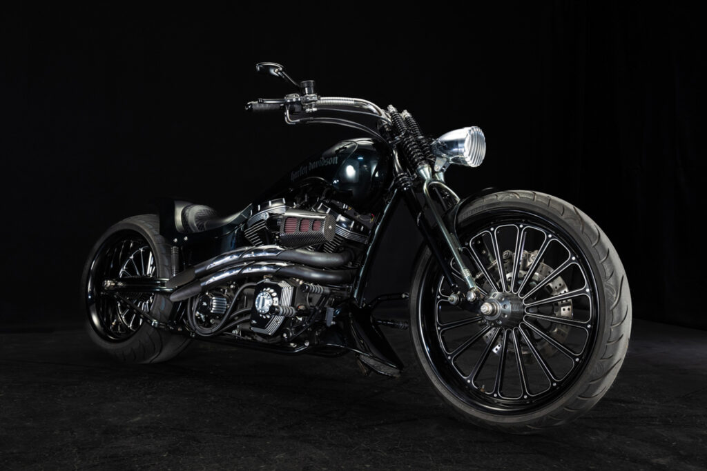 [ FOR SALE ] : TwinCam Springer 300 Wide Tire Custom
